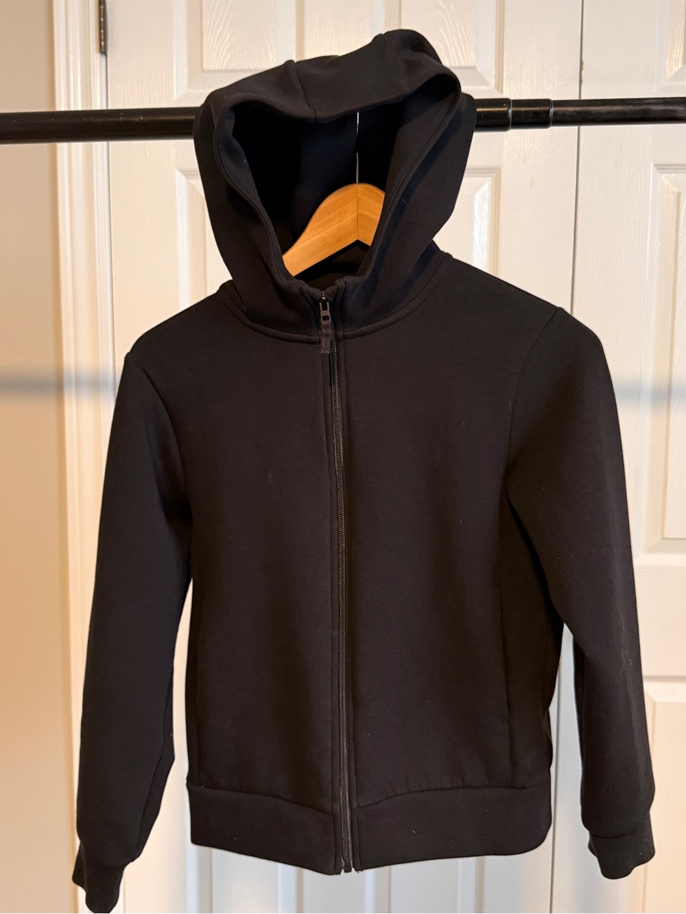 Uniqlo Kids Black Zip-Up Hoodie Jacket - Classic Hooded Top
